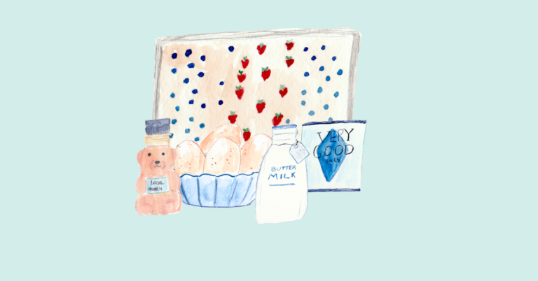 Bread pudding ingredients (Ashlie Stevens)