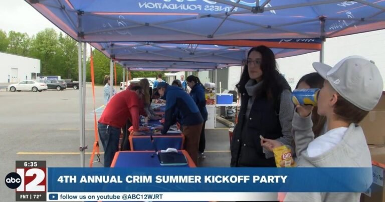 Crim Fitness Foundation holds 4th annual summer kickoff at Skaff Furniture