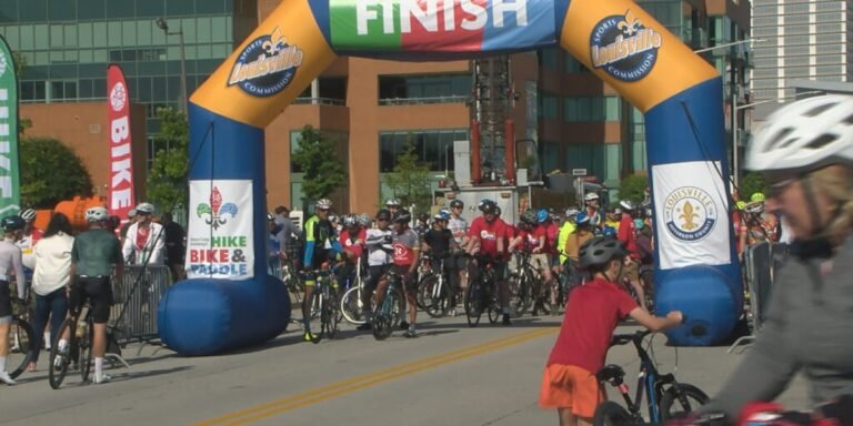 Hundreds of people focus on fitness at the 2026 Hike, Bike and Paddle
