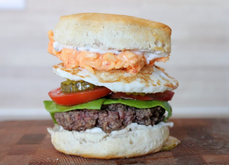Recipe: Dish Pirate: Ida Claire's Burger & Egg Biscuit