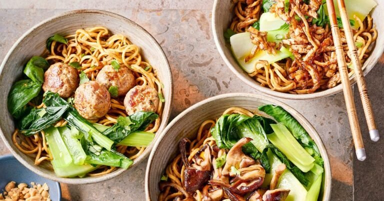 Saucy dan-dan-style noodles recipe | Good Food Saucy dan-dan-style noodles recipe | Good Food