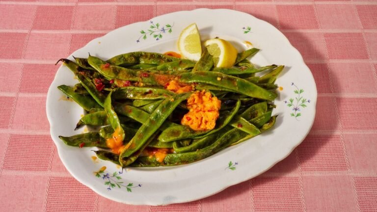 Blistered Romano Beans With Chile Butter Recipe