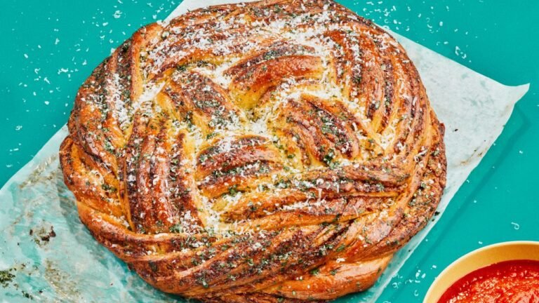 Giant Garlic Knot Recipe | Epicurious Giant Garlic Knot Recipe | Epicurious