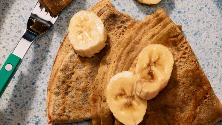 Buckwheat Crepes With Banana-Sesame Jam Recipe