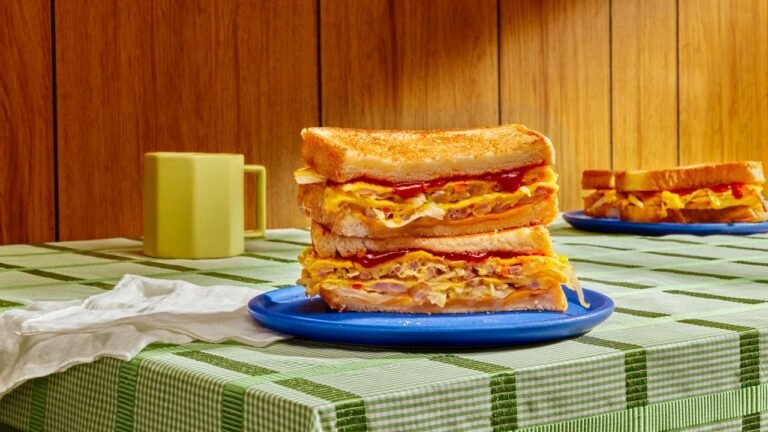 Korean Street Toast Breakfast Sandwich Recipe